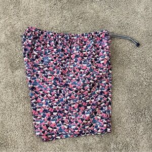 Peter Millar Seaside Liberate William Bathing Swim Trunks Orca Lined Size L